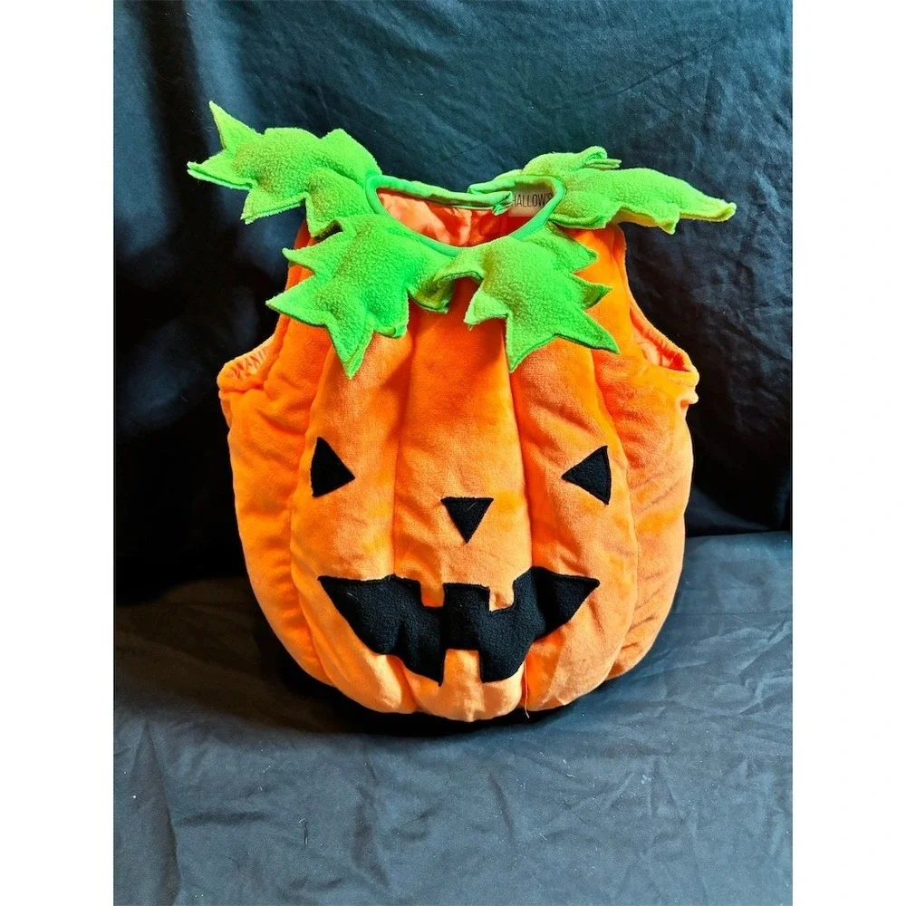Hyde & EEK! Boutique Baby Pumpkin Jack-O-Lantern Costume Tunic 12-18M